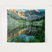 Sun Ridge Lake Reflection // Wilde Flowers Wandkleed (Voorkant (horizontaal))