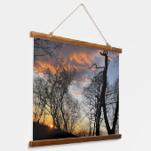 Sun Rises Hangend Wandkleed (Gebogen)