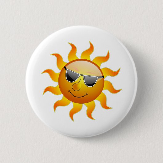 Sun 🌞 ronde button 5,7 cm (Voorkant)