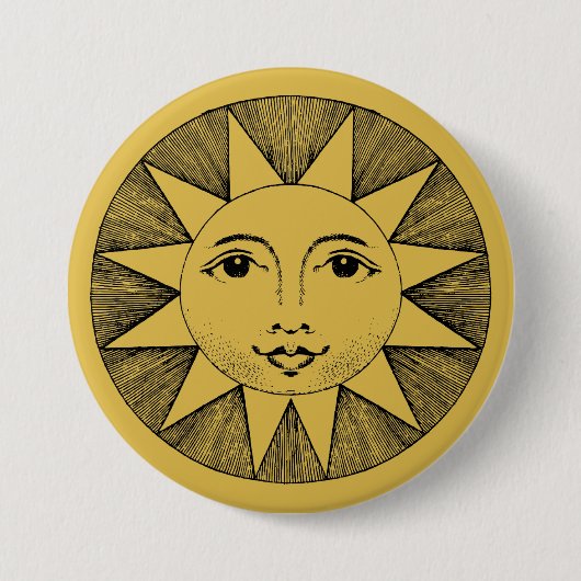 Sun Ronde Button 7,6 Cm (Voorkant)