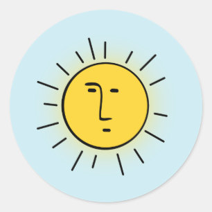 Sun Ronde Sticker