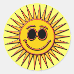 SUN RONDE STICKER