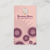 Sun Rosea avec Carte de visite Logo (Dos)