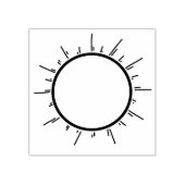 Sun Rubberstempel (Afrduk)