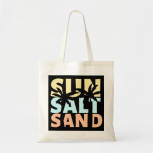Sun Salt Sand Beach Summer Tote Bag