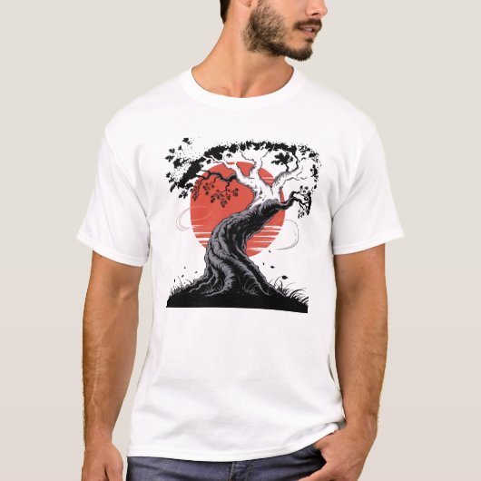 Sun Salt Sand Coconut Tree T-shirt Design (Voorkant)
