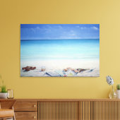 Sun Sand and Money II Canvas Afdruk (Insitu (Woonkamer))