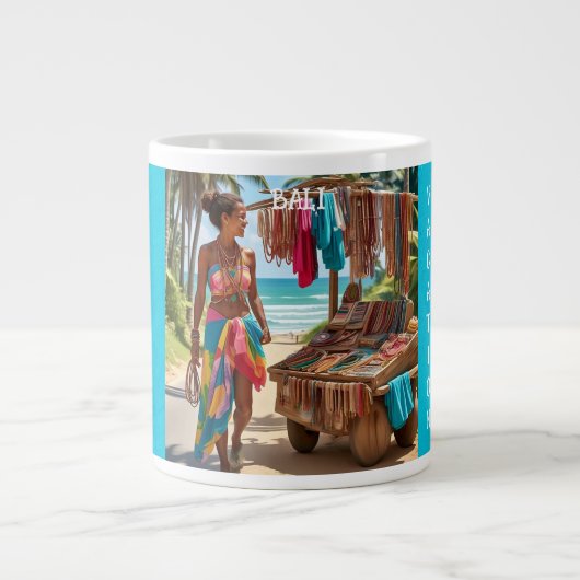 Sun, Sand et Bali, Spécial Mug (Devant)