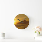 Sun Set at Ipanema Beach Brazil Ronde Klok (Huis)