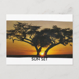 SUN SET BRIEFKAART