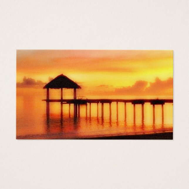 SUN SET ISLAND VISITEKAARTJES (Voorkant)