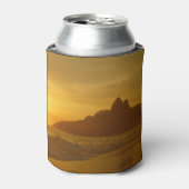 Sun Set op Ipanema Beach Brazilië Blikjeskoeler (Blikje Voorkant)