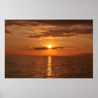 Sun-set op superieur poster