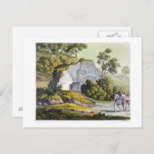 Sun shrine, Peru, uit Le Costume Ancien et Moder Briefkaart (Voorkant / Achterkant)