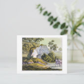 Sun shrine, Peru, uit Le Costume Ancien et Moder Briefkaart (Staand voorkant)