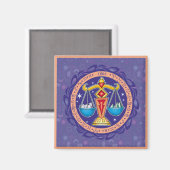 Sun Sign Libra Magnet (Recto/Verso)