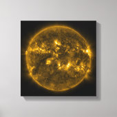 Sun Solar Flares Canvas Afdruk (Voorkant)