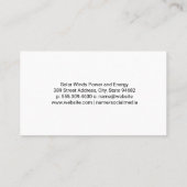 Sun Solar Logo | Energiepanelen Visitekaartje (Achterkant)