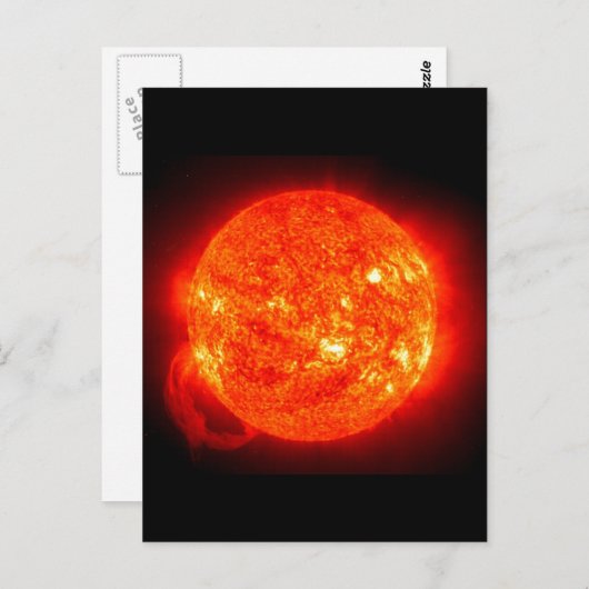 Sun Space Afbeelding Briefkaart (Voorkant / Achterkant)