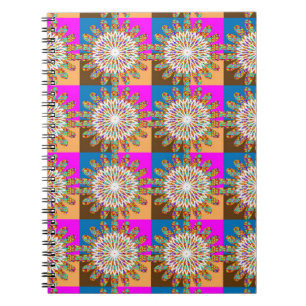SUN sparkle chakra sunflower art van NavinJOSHI Notitieboek