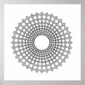 Sun Squares Poster (Voorkant)