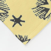 Sun Stars Antiek Nachtlucht Middeleeuwse Zodiac Fleece Deken (Hoek)