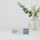 Sun Stars Antiek Nachtlucht Middeleeuwse Zodiac Mini Visitekaartje (Staand voorkant)