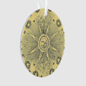 Sun Stars Antique Nuit Ciel Médiéval Zodiac (devant)