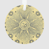 Sun Stars Antique Nuit Ciel Médiéval Zodiac (dos)