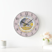 Sun Stars Celestial Lavender Grote Klok (Huis)