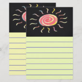 Sun Stationery Briefpapier (Voorkant / Achterkant)