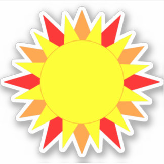 Sun Sticker