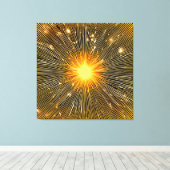 Sun Streaks Canvas Afdruk (Insitu (Houten vloer))