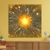 Sun Streaks Canvas Afdruk (Insitu (Woonkamer))