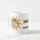 Sun Summer Dad Mood Fathers Day Coffee Mok (Voorkant links)