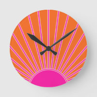 Sun Sunrise Oranje en Hot Pink Preppy Sunshine