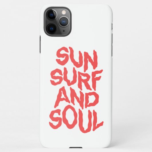 Sun, surf, and soul. iPhone hoesje (Achterkant)