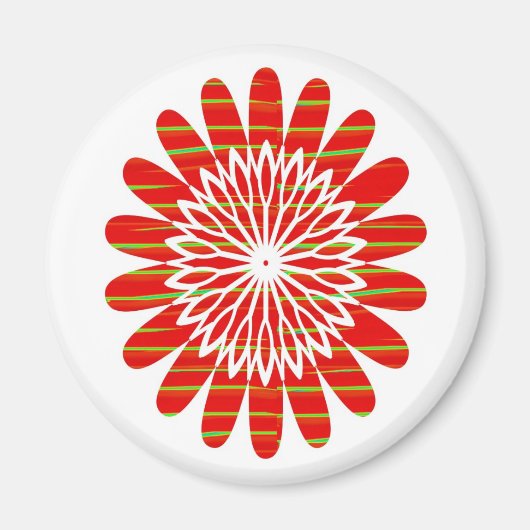 SUN SUTRA: ZIJDEACHTIGE RIJKE KLEUR Oppervlak door Magneet (Voorkant)