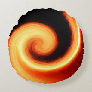Sun Swirl..... Rond Kussen
