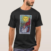 Sun Tarot Card Occult Beliefs Divination Magic T-shirt (Voorkant)