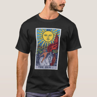 Sun Tarot Card Occult Beliefs Divination Magic T-shirt