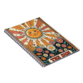 Sun Tarot Notebook, Boho Sun Journal (Côté Droit)