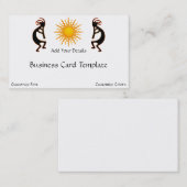 Sun Two Kokopelli Logo Visitekaartje (Voorkant / Achterkant)