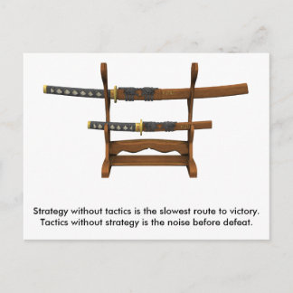 Sun Tzu Quote Briefkaart