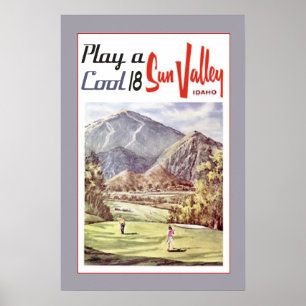  Sun Valley Golf-sportreistro Poster