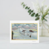 Sun Valley, ID - Sawtooth Mnts. Riding Ski Briefkaart (Staand voorkant)