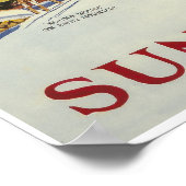 Sun Valley, Idaho, affiche de ski (Coin)