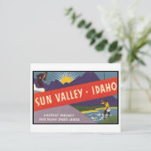 Sun Valley Idaho Briefkaart (Staand voorkant)