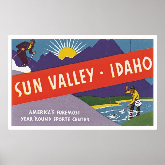 Sun Valley Idaho Poster (Voorkant)