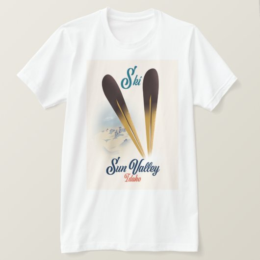 Sun Valley Idaho  poster T-shirt (Design voorkant)
